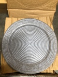 Plates Spiral Design 4Pcs