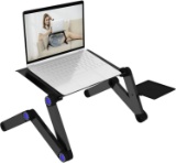 JOYCHXIE Laptop Stand,Adjustable Portable Laptop Desk for Bed or Sofa Black $35.88 MSRP