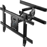 PERLESMITH Full Motion TV Wall Mount for 37-80 Inch Flat Curved TVs