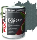 FIXALL Skid Grip Anti-Slip Paint (Color Slate F06565-1) 1 Gallon