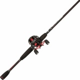 Abu Garcia Black Max Low Profile Baitcast Reel and Fishing Rod Combo