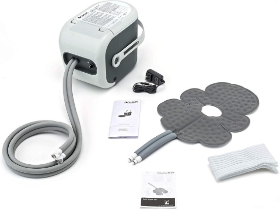 Ossur Cold Rush Therapy Machine System With Knee Pad- Ergonomic, Adjustable Wrap Pad Included