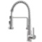 Friho Lead-Free Commercial Brushed Nickel Stainless Steel Single Handle Single Lever Pull Out