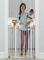 Regalo Easy Step Extra Tall Walk Thru Baby Gate, Includes 4-Inch Extension Kit, White - $46.99 MSRP