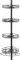 Zenna Home Shower Tension Pole Caddy 2161HB, Bronze - $29.99 MSRP