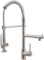 Fapully Commercial Pull Down Kitchen Sink Faucet with Sprayer Brushed Nickel - $97.51 MSRP