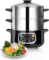 Secura Electric Food Steamer, 1200W, 8.5 Quart (DZG-A80A1)