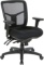 Office Star ProGrid Mid Back Managers Chair with Adjustable Arms, Black (92893-30) - $179.99 MSRP