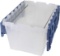 Akro-Mils Plastic Storage Container 12 Gallon 66486FILEB, Clear/Blue (1 Pack) $37.00 MSRP