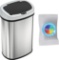 iTouchless 13 Gallon SensorCan Touchless Trash Can with Odor Control System, Shape$86.16 MSRP