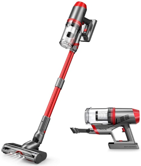 Cordless Vacuum Cleaner, ONSON Powerful Suction Stick Vacuum 4 in 1 Handheld Vacuum $99.99 MSRP