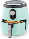 Dash DMAF355GBAQ02 Deluxe Electric Air Fryer + Oven Cooker with Temperature Control, 3qt, Aqua