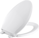 Kohler K-4636-0 Cachet Elongated White Toilet Seat, with Grip-Tight Bumpers - $32.98 MSRP