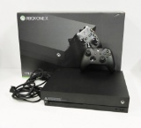Refurbished Microsoft Xbox One X 1787 1TB Black Console with Controller - $290.00 MSRP