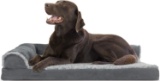 Furhaven Pet - Plush Orthopedic Sofa, L-Shaped Chaise Couch, Ergonomic Contour Mattress $38.99 MSRP
