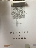 Mid Century Planter and Stand