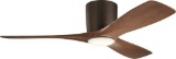 Kichler 300032SNB Volos, 48'' Ceiling Fan with LED Lights and Wall Control, Satin Natural Bronze