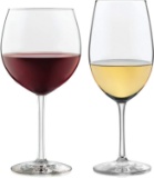 Libbey Vineyard Reserve 12-Piece Wine Glass Party Set for Chardonnay and Merlot/Bordeaux