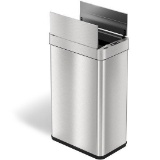 iTouchless 13 Gal. Stainless Steel Wings Open Sensor Trash Can $87.01 MSRP