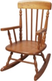 Gift Mark Deluxe Children's Spindle Rocking Chair, Honey $94.99 MSRP