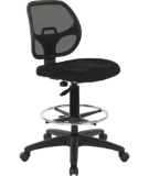 Office Star Work Smart Screen Back Mesh Drafting Chair DC2990