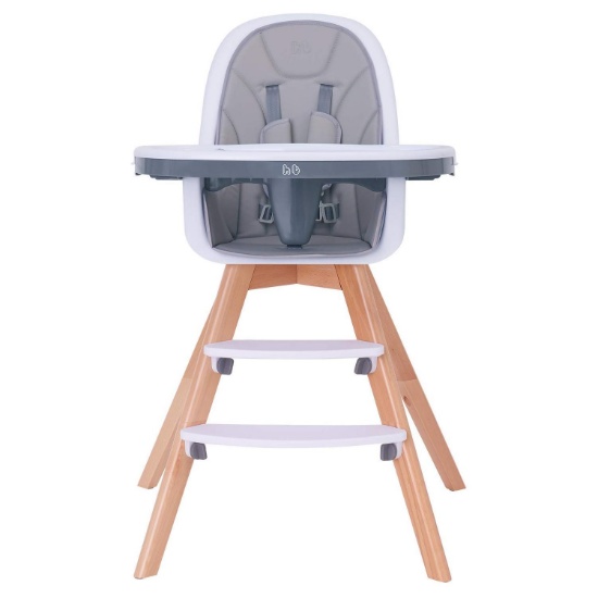 BabyHighChair with DoubleRemovableTray for Baby/Infants/Toddlers, 3-in-1WoodenHighChair $139.99 MSRP