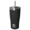Wellness 20-oz Double-Wall Stainless Steel Tumbler with Straw - Black $19.99 MSRP