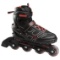 Chicago Men's Adjustable Inline Skates, Size 11, Black/Red (CRS70M) - $69.99 MSRP