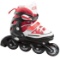 Harsh Youth's Canvas Adjustable Inline Skates CRSMA10-RD