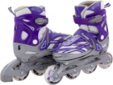 Chicago Blazer Junior Girls Adjustable Inline Skates - Purple $49.99 MSRP