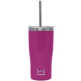 Wellness 20-oz. Double-Wall Stainless Steel Tumbler - Fuchsia - $19.99 MSRP