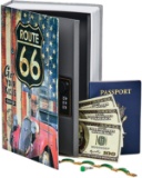 Route 66 Large Book Diversion Safe with Combination Lock PG14192