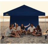 Golden Bear Newport 10'x10' Straight-Leg Canopy with Wall, Blue - $159.99 MSRP