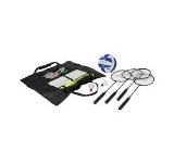 EastPoint Sports Volleyball Badminton Combo Set with Net and Roll-up Carrier - $36.85 MSRP