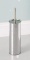 HOME BASICS HAMMERED STAINLESS STEEL TOILET BRUSH HOLDER