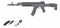 BBTac D12 Full-Auto Airsoft Rifle 6mm Gun with Battery and Charger