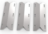 BBQSTAR 3-Pack Grill Heat Plate, 17 3/4-Inch Porcelain Steel Heat Shield, Heat Tent, Burner Cover