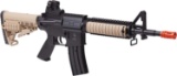 GameFace GFR37 Elite Renegade Spring-Powered Single-Shot Airsoft Rifle, Dark Earth/Black