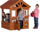 Backyard Discovery Columbus All Cedar Wood Playhouse