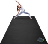 Gorilla Mats Premium Extra Large Yoga Mat - 9' x 6' x 8mm (Black) - $239.95 MSRP