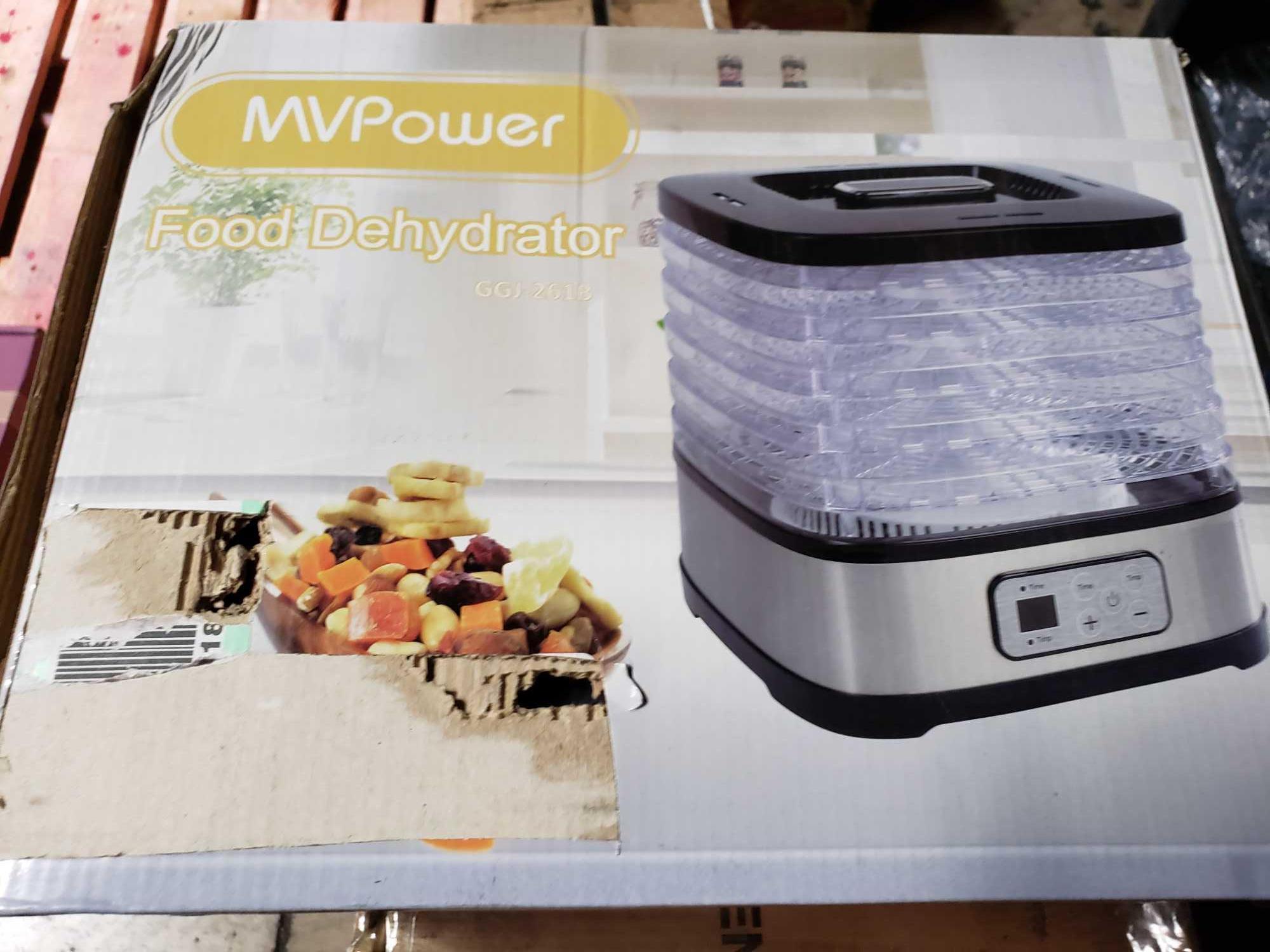 MVPower Food Dehydrator Machine Electric Food | Proxibid