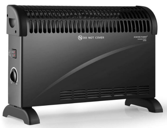 DONYER POWER Convector Radiator Heater with Adjustable Thermostat, 2000W, color may vary