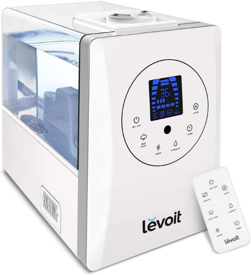 LEVOIT Humidifiers for Large Room Bedroom (6L), Warm and Cool Mist Ultrasonic Air $89.99 MSRP