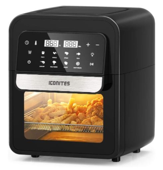 8-in-1 Air Fryer, 6.5 Quart Air Fryer Oven, Hot Airfryer Convection Oven with Digital Touch Screen