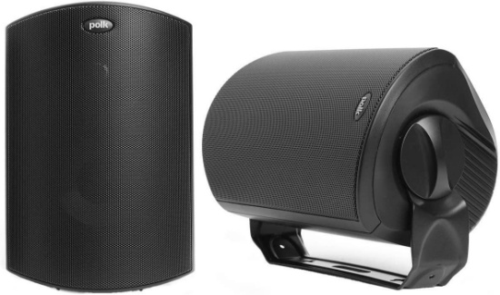 Polk Audio Atrium 6 Outdoor Speakers with Bass Reflex Enclosure (Pair, Black) - $399.00 MSRP