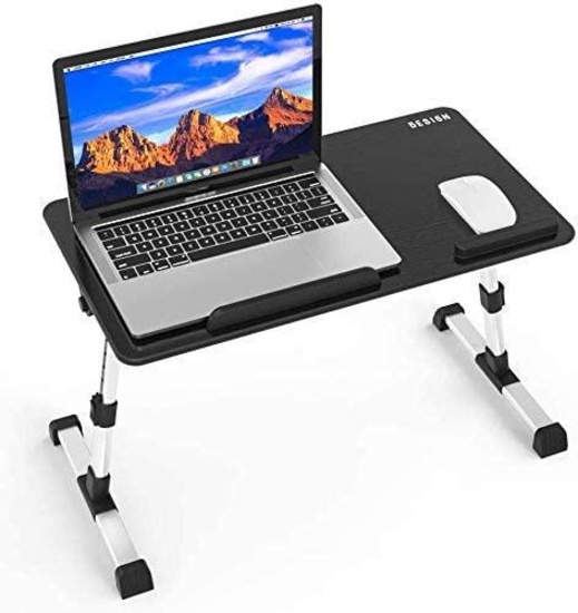 Besign Adjustable Laptop Table, Portable Standing Bed Desk, Foldable Sofa Breakfast - $39.99 MSRP