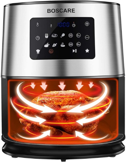 BOSCARE Air Fryer Oven ,6.3 Quart/7L 1700W Digital Air Fryer Oven Oilless Cooker $89.29 MSRP