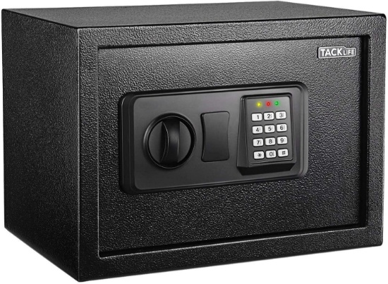 TACKLIFE Safe Box 0.5 Cubic Feet Digital Lock Box with Instruction Light $59.99 MSRP