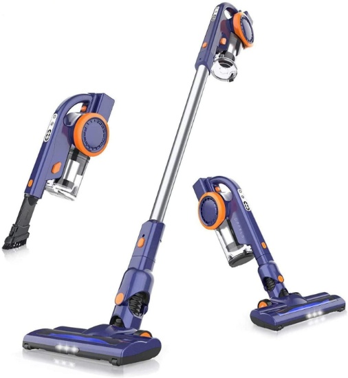 ORFELD Cordless Vacuum, 18000pa Stick Vacuum 4 in 1,Up to 50 Minutes Runtime, with Dual Digital