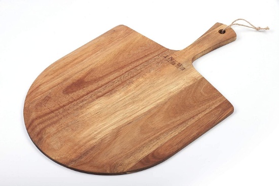 ESSENNT Pizza Peel Wood Natural Acacia Homemade Baking Bread Cake Peeler Cheese Board Serving Tray